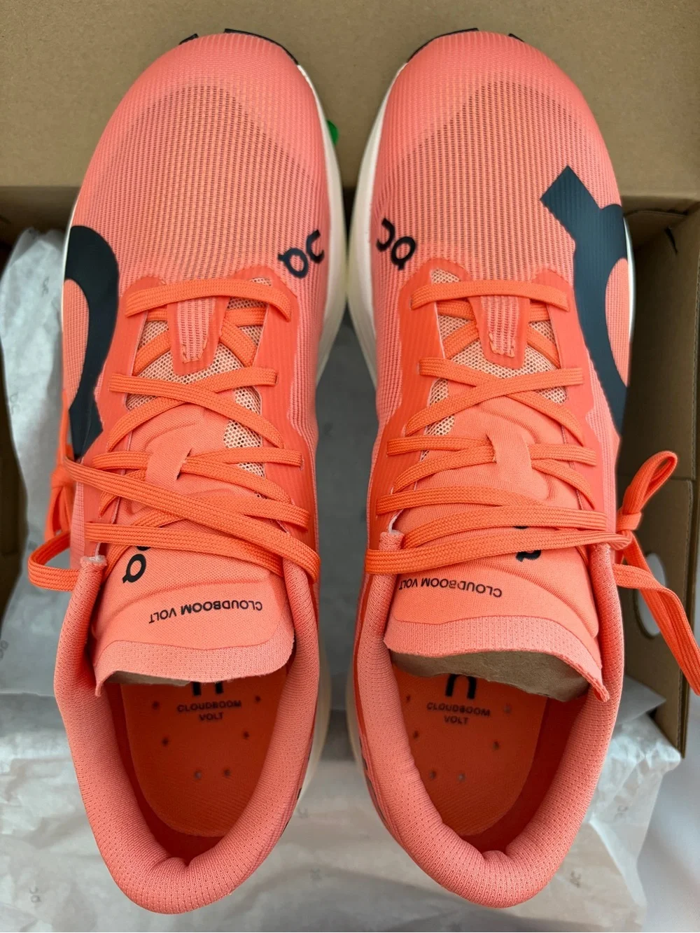 On Cloudboom Volt Shoes Men’s Size 10.5 Racing Running Sneakers Sunstone Reef